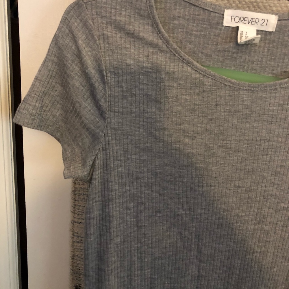 Grey tshirt dress